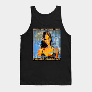 rebel adventurer, swimming v2 Tank Top